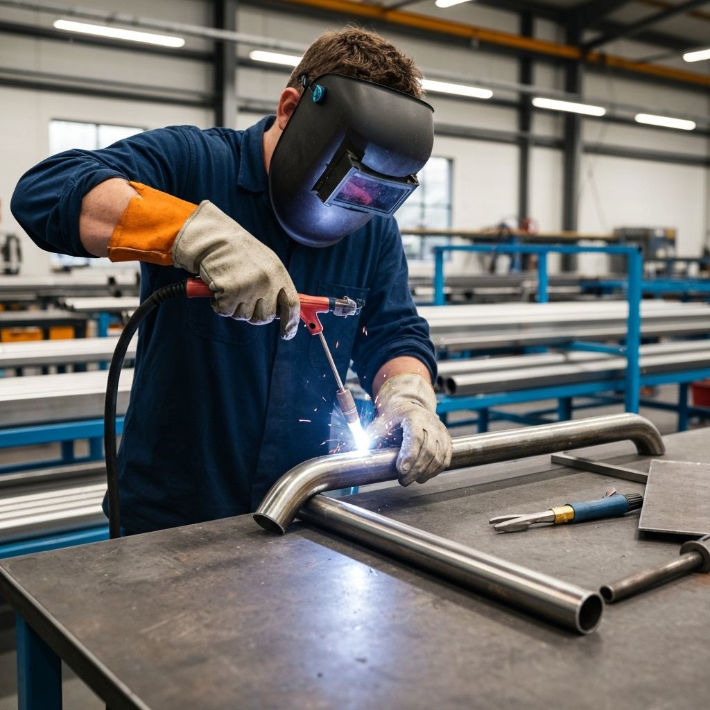 Professional tube bending and welding work